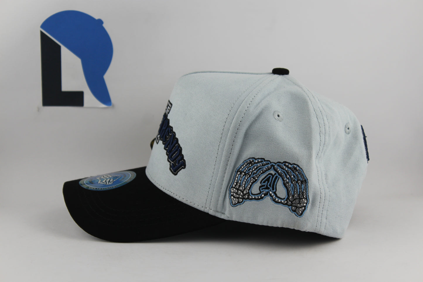 Iron trendy Gamuza Blue