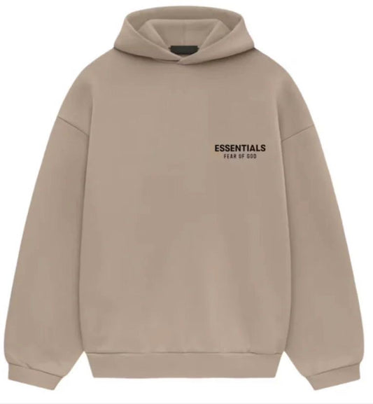 Fear Of God Essentials Heather Grey Hoodie