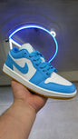 Jordan 1 Low White DK Power Blue