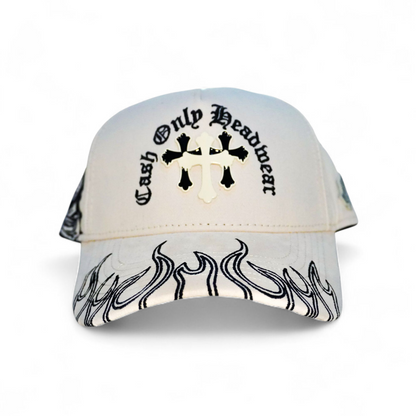 Cash Only Chrome White