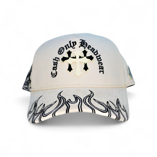 Cash Only Chrome White