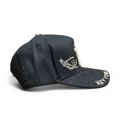 Ace Hats NY Bones Black