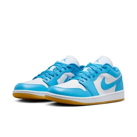 Jordan 1 Low White DK Power Blue