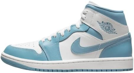 Air Jordan 1 Mid Sail Worn Blue-Sail Voile