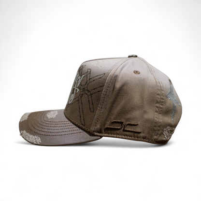 JC Hats Star Demin Beige