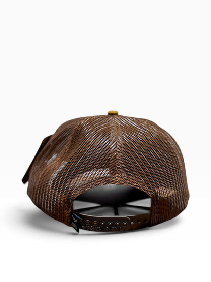 Ranch Full Brown Emblema Metal/cuero